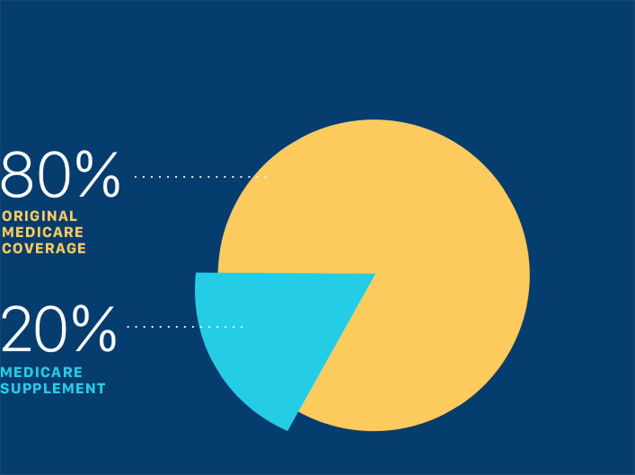 80% Original Medicare Coverage, 20% Medicare Supplement Desktop